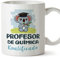 MUGFFINS Tazas para PROFESOR DE QUÍMICA hombre - En Español - Koalificado/koalificada - 11 oz / 330 ml - Regalo original y divertido