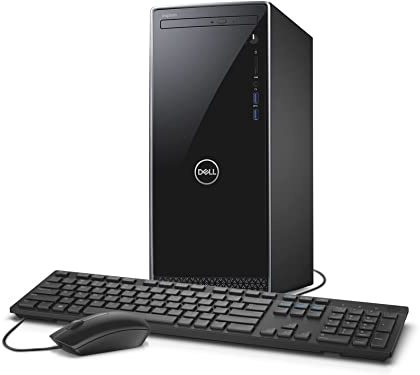 Dell Inspiron 3671 Desktop Gaming Desktop, Intel Core i7-9700 Processor, 32GB DDR4 RAM, 1TB PCIe SSD + 1TB HDD, WiFi, Bluetooth, DVDRW, HDMI, VGA, Windows 11 Pro, Black