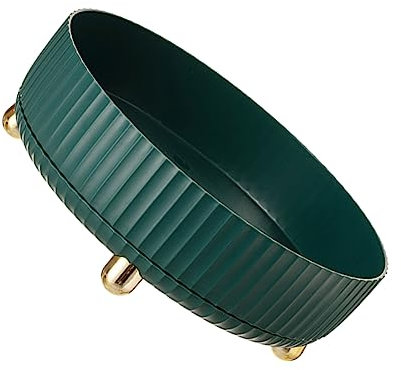 TOPBATHY Estante Giratorio Resistente Y Resistente Para Condimentos De Cocina Y Baño Organizador De Especias De Fácil Acceso Color Verde