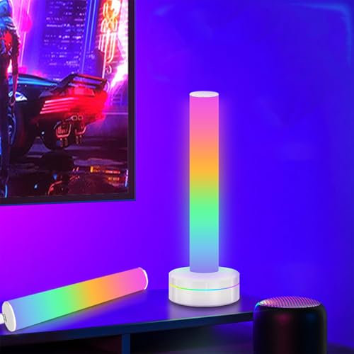 Shixuanzhi Smart RGB Lightbar, Musik Sync LED Light Bar, 16 Millionen Farben, Gaming Lampe USB-Aufladung, Dimmbar für PC, TV, Monitor, Gaming, Zimmer Deko