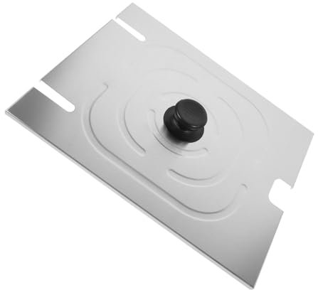 PRETYZOOM Couvercle Acier Inoxydable Pour Friteuse Électrique Accessoire De Remplacement Facile à Nettoyer Avec Écran Anti-residus Protection Pour Cuisson Sans Éclaboussures