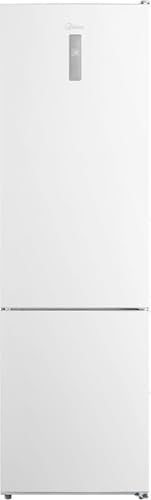 Midea Frigorífico Combi No Frost 59,5 cm ancho x 201 cm alto - Blanco - Nevera combi libre instalación 247 L + 83 L Congelador - Refrigerador de bajo consumo con congelador vertical No Frost