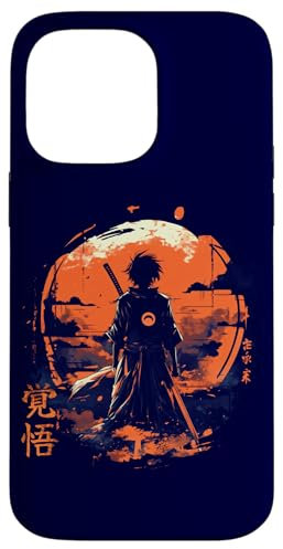 iPhone 14 Pro Max Japanese Anime Samurai Aesthetic in Samurai Anime style Case