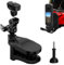 Motorcycle Helmet Chin Clamp Mount 360° Rotatable Compatible with GoPro Hero 13 12 11 10 9 8 7 6 5 for Insta360 Xiaomi Yi, 5kg Capacity