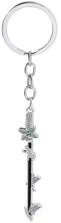 Porte Clé Anime Porte Clef Métal Anime Porte Clé Accessoire Cosplay Cadeau pour Enfants et Les Fans d'Anime