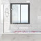 Ollewiellan Duschwand für Badewanne, 100x140cm 2-Teilig Duschwand Badewanne Faltbar,mit 6mm ESG Sicherheitsglas,Badewanne Duschwand Silber Transparent,Glas Badewannenwand mit Badewannenaufsatz