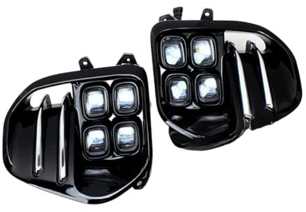 2 stücke Nebel Lichter Kompatibel for Kia Sportage KX5 2016 2017 2018 LED Scheinwerfer Vorne Ecke Stoßstange DRL Wasserdicht nebel Lampe Auto Zubehör