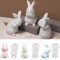 3 Stück Silikonform Ostern WISIRENT, Silikonformen Gießformen Hase Silikonform Zum Gießen Ostern Hase, Kaninchen Silikonformen Gießformen Ostern Kaninchen Silikonformen, 3d Kaninchen Silikonform