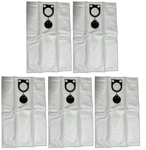 Lot de 5 sacs filtrants haute performance pour aspirateurs FBV 20, 25, 35 parfaitement adaptés aux aspirateurs NSG/NTS