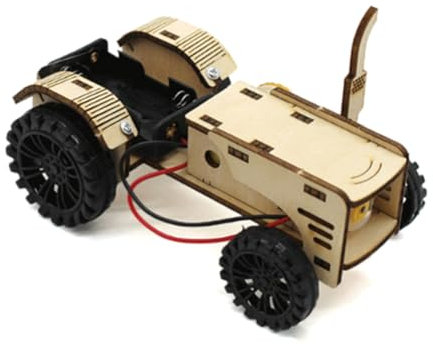 Nettoppo DIY Holztraktor Auto DIY Modell Lehren Lernen Stamm Projekt Kit Holztraktor Auto 1Set