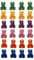 Yominerr 24pack Complete Cover Easy Tab Opener Colorful Drink Can Protector Cap for Parties BBQs Beach