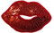 Lips Sequin Patch Iron on or Sew on Love Lip Kiss Mark Valentines Day