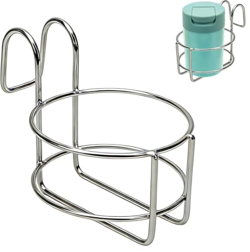 Getränkehalter für Bett, Praktisches Wasserflaschenzubehör Geeignet 11,5x7,5x13,5cm, Hochwertiger Metall Getränkehalter Bett für Etagenbetten Autoschlafsaal