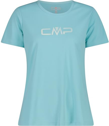CMP Damen T-Shirt mit Dry Function und Rundhalsausschnitt Gr. M = 40 | schneller Feuchtigkeitstransport, atmungsaktives Material, geruchshemmende Behandlung, leichtes Tragegefühl