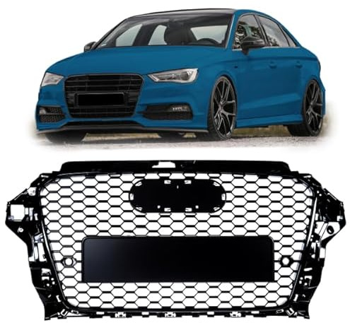 Frontgrill Glanz Schwarz passend für Audi A3 8V 2012–2016