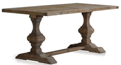 Casa Padrino Luxus Massivholz Esstisch Naturfarben - Esszimmer Möbel, Grösse:180 x 90 cm