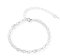 Armband Erbskette Versilbert 21 cm lang