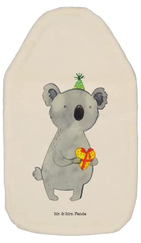 Mr. & Mrs. Panda Wärmflasche Koala Geschenk - Körnerkissen, Kleine Wärmflasche, Kinderwärmflasche, Wärmekissen, Party, Geburtstag, Wärmflaschenbezug,