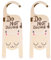 NUOBESTY 2pcs Do Not Disturb Sign Door Hanger Sign for Home Office Restroom Conference Hotles Hospital Privacy Slide