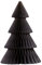 coopz Weihnachtsschmuck Tanne groß Papier Aufsteller Weihnachten Baumschmuck, Farbe:anthrazit
