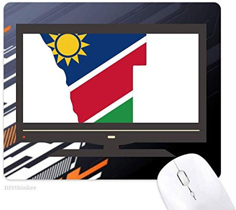 The Republic of Nabia Africa Map Computer Non-Slip Rubber Mousepad Game Office