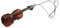 1x Weihnachtsbaumanhänger Geige Spiegel Baumschmuck Instrument Violine