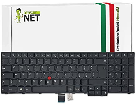 new net ® Keyboards - Tastiera Italiana Compatibile con Lenovo Thinkpad E550 E555 E560 E565 E550C[ con Frame - Layout ITA ]