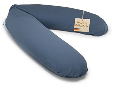 pic Bear Premium Stillkissen - hochwertiges Schwangerschaftskissen - anschmiegsames Lagerungskissen aus Baumwolle - schadstofffreies Seitenschläferkissen - 194 cm Premium - Citadel