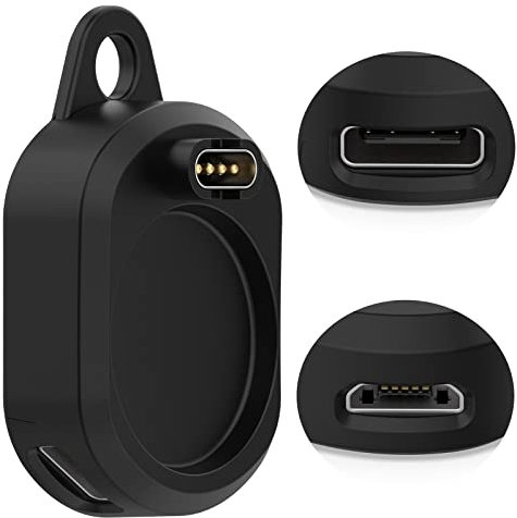 RuenTech Adapter für Micro/für USB 3.0 TYP C auf Stecker für Garmin Fenix 7 X 6 instinct2 venu2 sq vivomove vivoactive 4s Forerunner 158 245 935 Ladeset Ersatz Ladegerät
