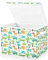Mnsruu Storage Boxes with Lids, Funny Animal Jungle Large Storage Basket Organizer Shelves Cube Bin Toy Clothes Underbed