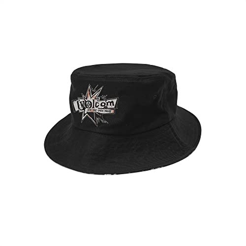Volcom Sombrero de pescador de pimienta para hombre, Negro -, S/M