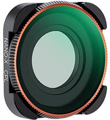 K&F Concept Filtro Polarizzatore Circolare CPL per GoPro Hero 13/12/11/10/9, Filtro CPL con 28 Strati di Nano Rivestimento, Fotocamera di Azione Accessori