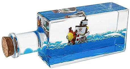 Cruise Ship Fluid Drift Bottle, Cruise Ship in a Bottle, Acrylic Cruise Ship Model Decoration, Cruise Ship That Never Sinks Ornament for Desk Decor 17.5x6.5x4.3cm