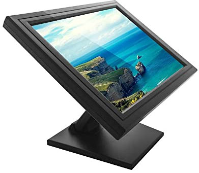 czyuRachel 17 Touchscreen Lcd Monitor, Portable Monitor Camera Surveillance Lcd Multi-Touch Monitor Usb For Comuter Vga Pos Point Of Sale System Cashier Resolution 1280 * 1024, Black