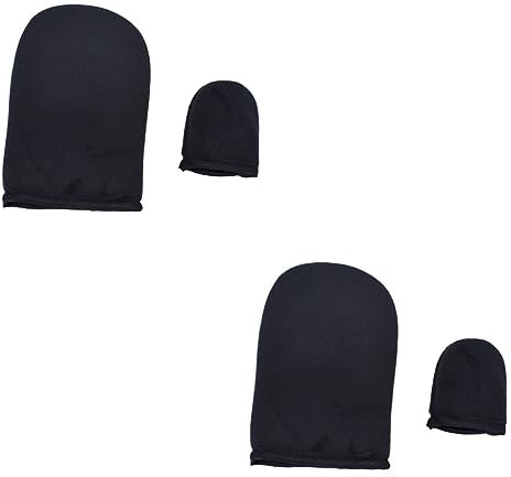 DOITOOL 4pcs Face Glove Applicator Tanning Mitt Sands Self Tanning Mitts Sponge for Sunscreen