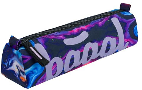 Baagl Platz Federmäppchen für Jungen Mädchen Teenager - Schulmäppchen für Schreibwaren - Schulsachen Federtasche, Kinder Federmappe, Etui für Schule (Marble)