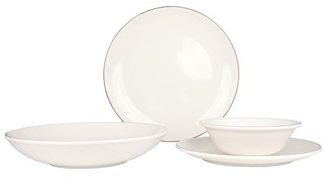 Bonna Geschirrset (Large) - Retro - 24 teilig - 6 Personen - Porzellan