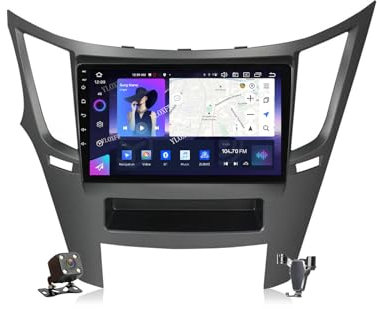 YLOXFW Android 12.0 Autoradio Stereo Navi mit 4G 5G WiFi DSP Carplay für S-ubaru Outback 4 Legacy 5 2008-2014 Sat GPS Navigation 9 Zoll MP5 Multimedia Video Player FM BT Receiver,M150s