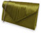 fi9® Bolso de mano de satén para mujer, para fiesta de graduación, novia, noche, bolso de mano, verde oliva, medium