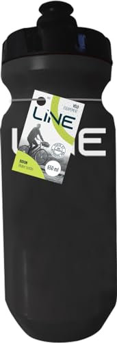 LINE GOURDE 650 ML - WATER BOTTLE - BIDON D'HYDRATATION NOIR/VERT
