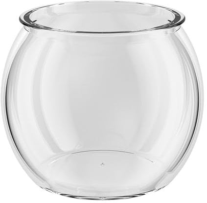 JTBDWOSK Clear,24CM, Pets, Kugelaquarium, Nemo, 4 Liter, PET ECO Kunststoff, Transparentes Design,Leicht zu reinigen, Robust, Ideal zur Wohnungsdekoration, Wasserpflanzen