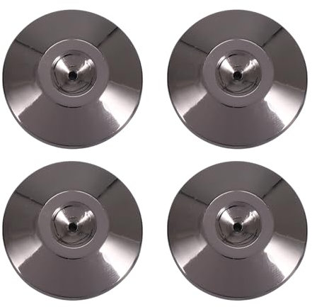 Sessleger 4 PièCes SéRies Haut-Parleur Pur Cuivre Pointes Tampons HiFi Haut-Parleur BoîTe Isolation Sol Support Pieds CôNe Base Chaussures Coussinet (Noir)
