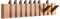 Buche 4/8/10/12 Haken, Kreativer Garderobenständer Für Klaviertasten, Hakengarderobe Im Retro-Stil, Wandkleiderhaken Aus Massivem Holz Für Hinter Türen, Eingänge, Wohnzimmer(Natural,68cm/26.7in)