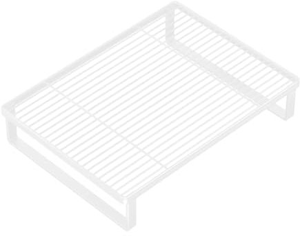 Colcolo Rack de Horno de microondas, Rejilla de cocción de inducción de Ahorro de Espacio, Soporte de microondas para la Cocina de, White L