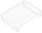 Colcolo Rack de Horno de microondas, Rejilla de cocción de inducción de Ahorro de Espacio, Soporte de microondas para la Cocina de, White L