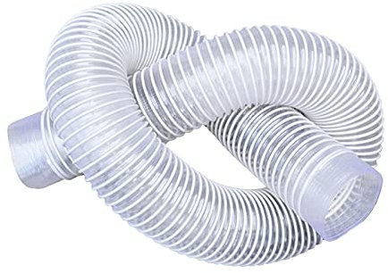 YMKFGUPKRG Diametro interno 2M 40/50/55/60 / 75mm PVC. Aspirapolvere industriale soffietto paglie Thread Tubo flessibile Tubo morbido Durabile Compatibile for il ciclone Sn50t3. Tubo flessibile per as
