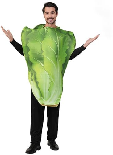 SEA HARE Costume di verdure unisex per adulti, divertente decorazione per feste (taglia unica)