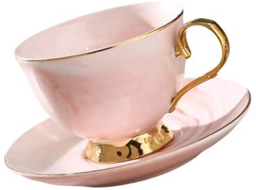 GALPADA Set Tazze da in con 250 Ml Design in e Ufficio Tazza per Bevande Calde e Fredde