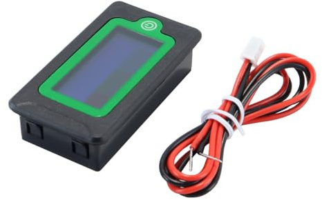 Fasizi Testeur de piles numérique avec écran LCD, capacité des piles bouton AA AAA C D N 9 V 1,5 V, DC 8-100 V