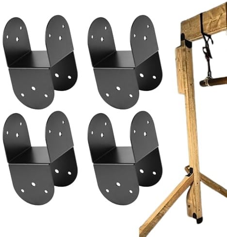 Set Halterungen für Pergola – robuste wasserdichte Befestigung | Set mit 4 Halterungen für Dachbalken aus Holz – für den Außenbereich, Garten, , Pavillon, Pergola, Tor, Briefkasten